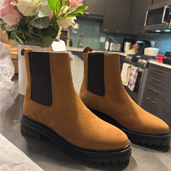 Jenni Kayne Walnut Brooklyn Lug Boot - Picture 2 of 7